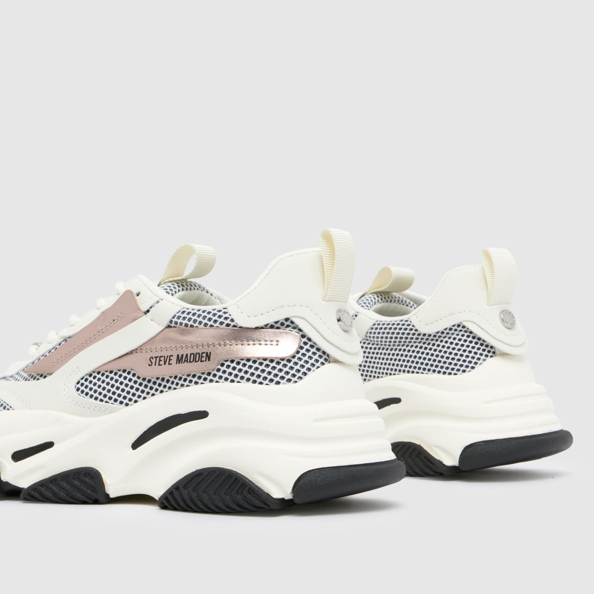 Steve Madden  Possession in White & Gold Steve Madden  Possession in White & Gold