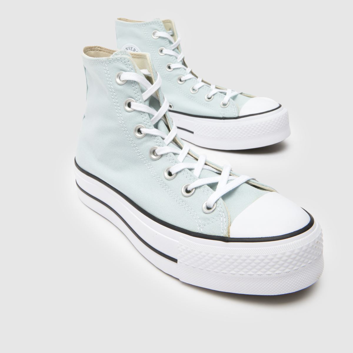 Converse  All Star Lift Hi in Pale Blue Converse  All Star Lift Hi in Pale Blue
