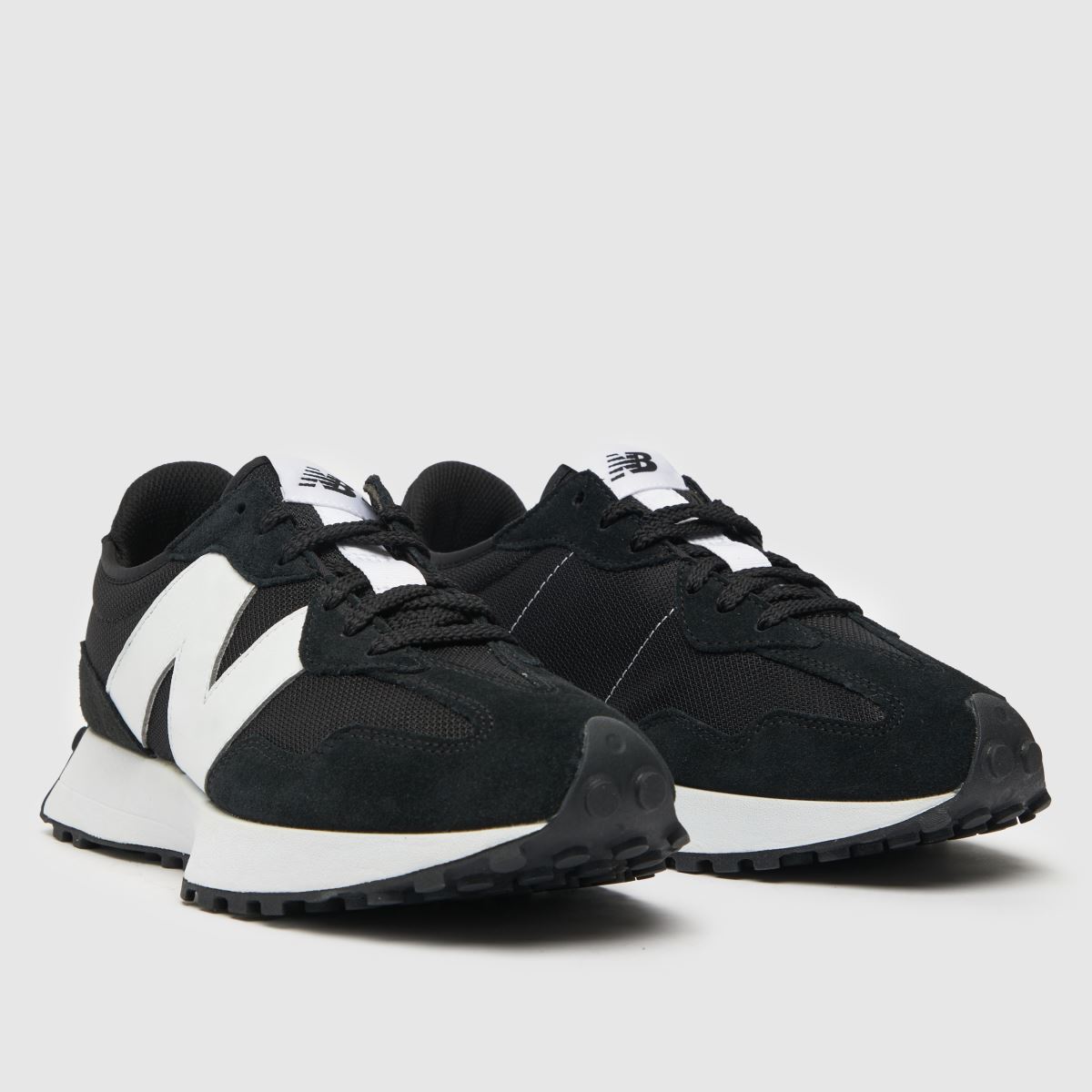 New Balance  327 in Black & White New Balance  327 in Black & White