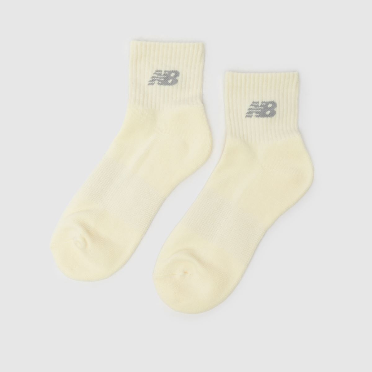 New Balance  Essentials Ankle Sock 3 Pack in Beige Multi New Balance  Essentials Ankle Sock 3 Pack in Beige Multi