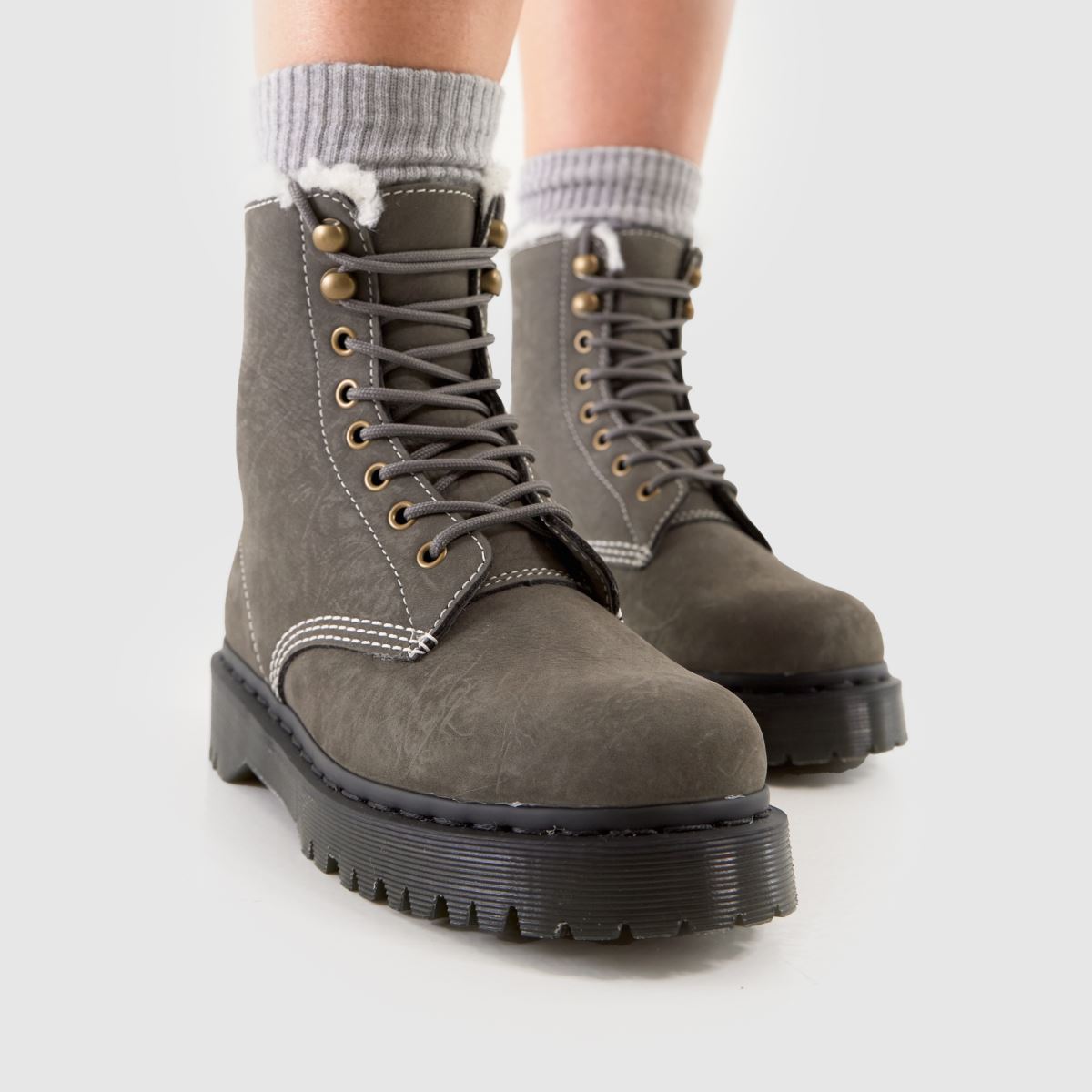 Dr Martens  1460 Bex in Dark Grey Dr Martens  1460 Bex in Dark Grey