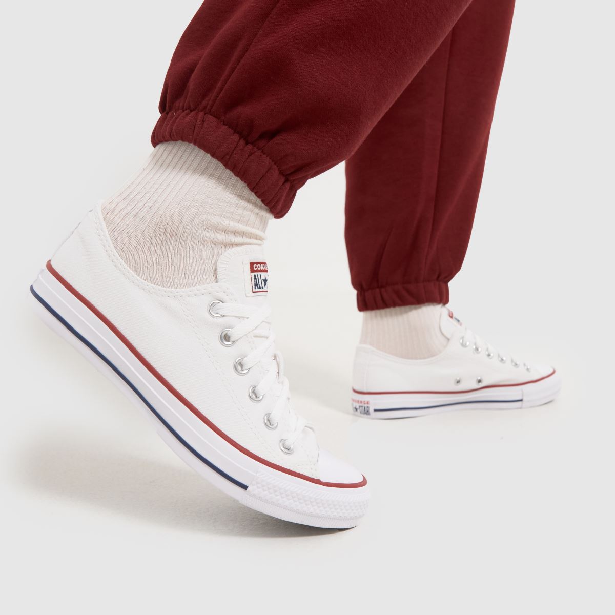 Converse  All Star Ox in White Converse  All Star Ox in White