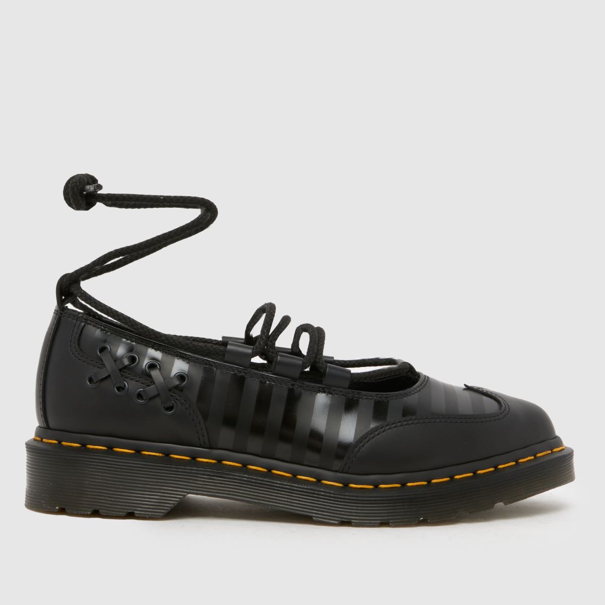 Dr Martens  X Wednesday Elphie Lace Up in Black Dr Martens  X Wednesday Elphie Lace Up in Black
