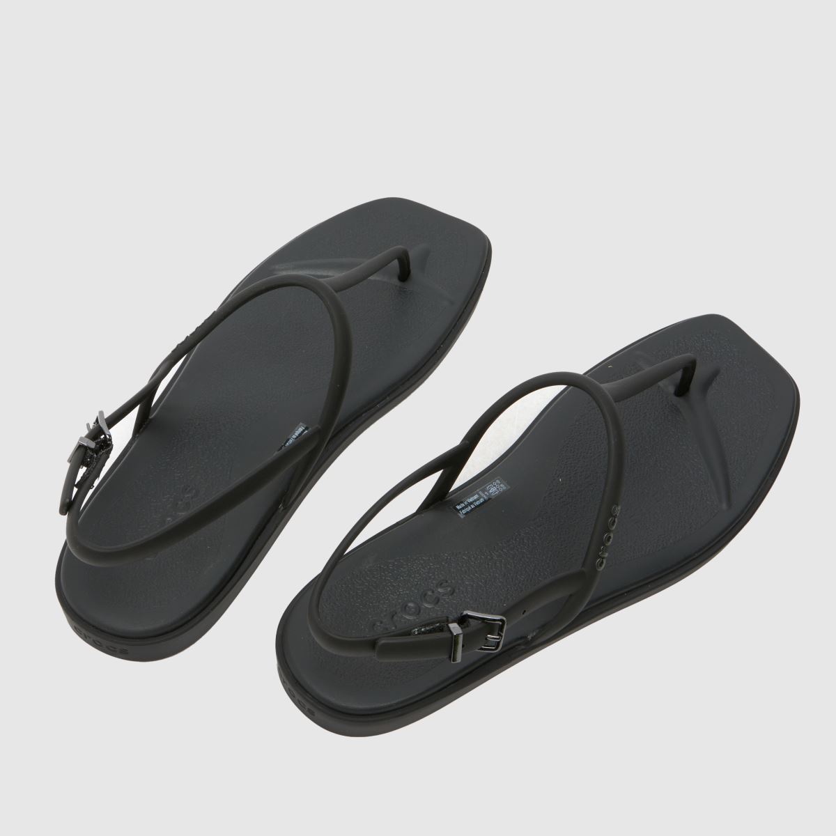 Crocs  Miami Thong Flip in Black Crocs  Miami Thong Flip in Black