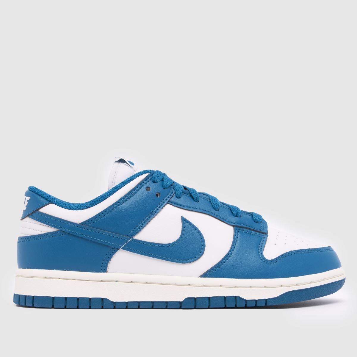 Nike  Dunk Low in White & Blue Nike  Dunk Low in White & Blue