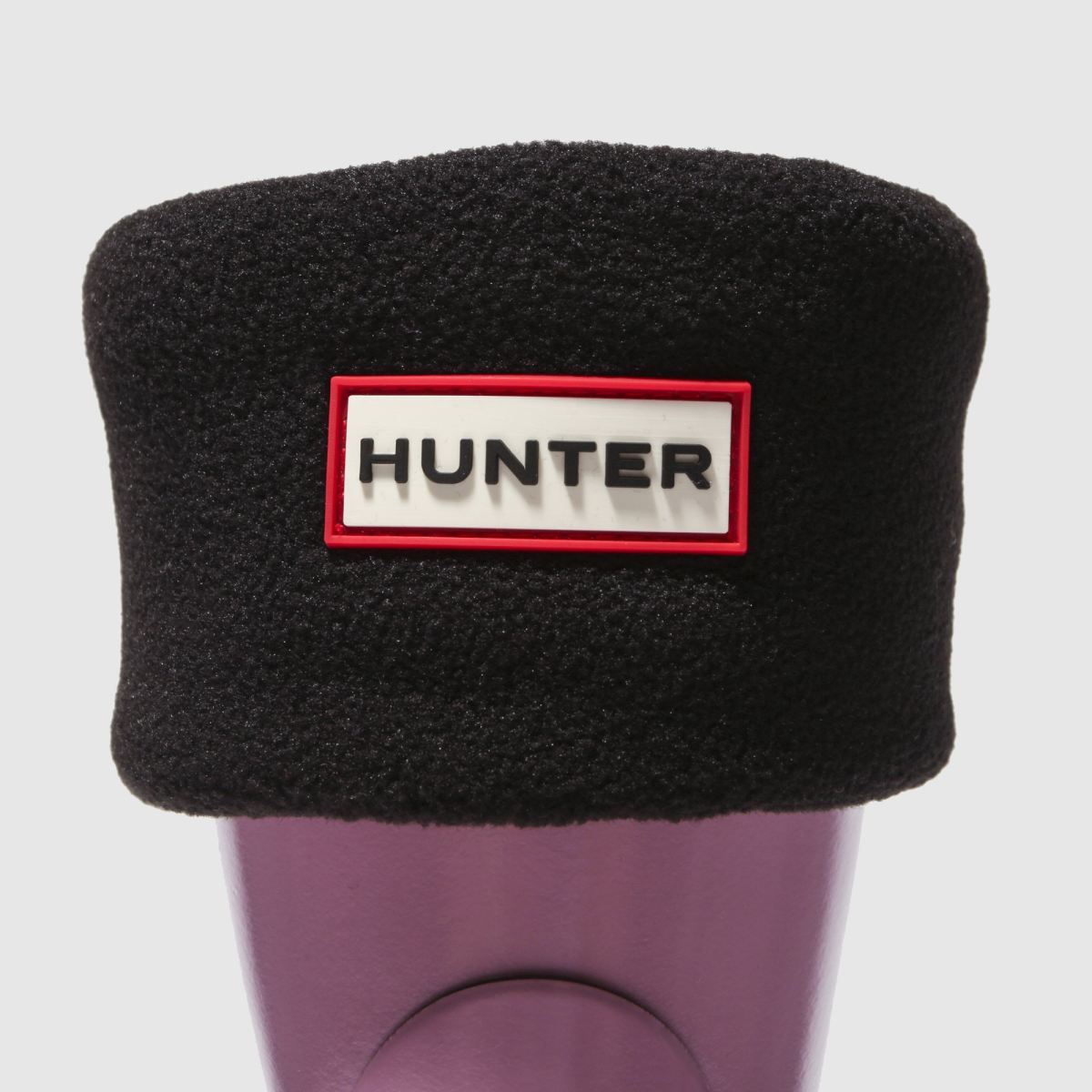 HUNTER BOOTS  Fleece Welly Sock in Black HUNTER BOOTS  Fleece Welly Sock in Black
