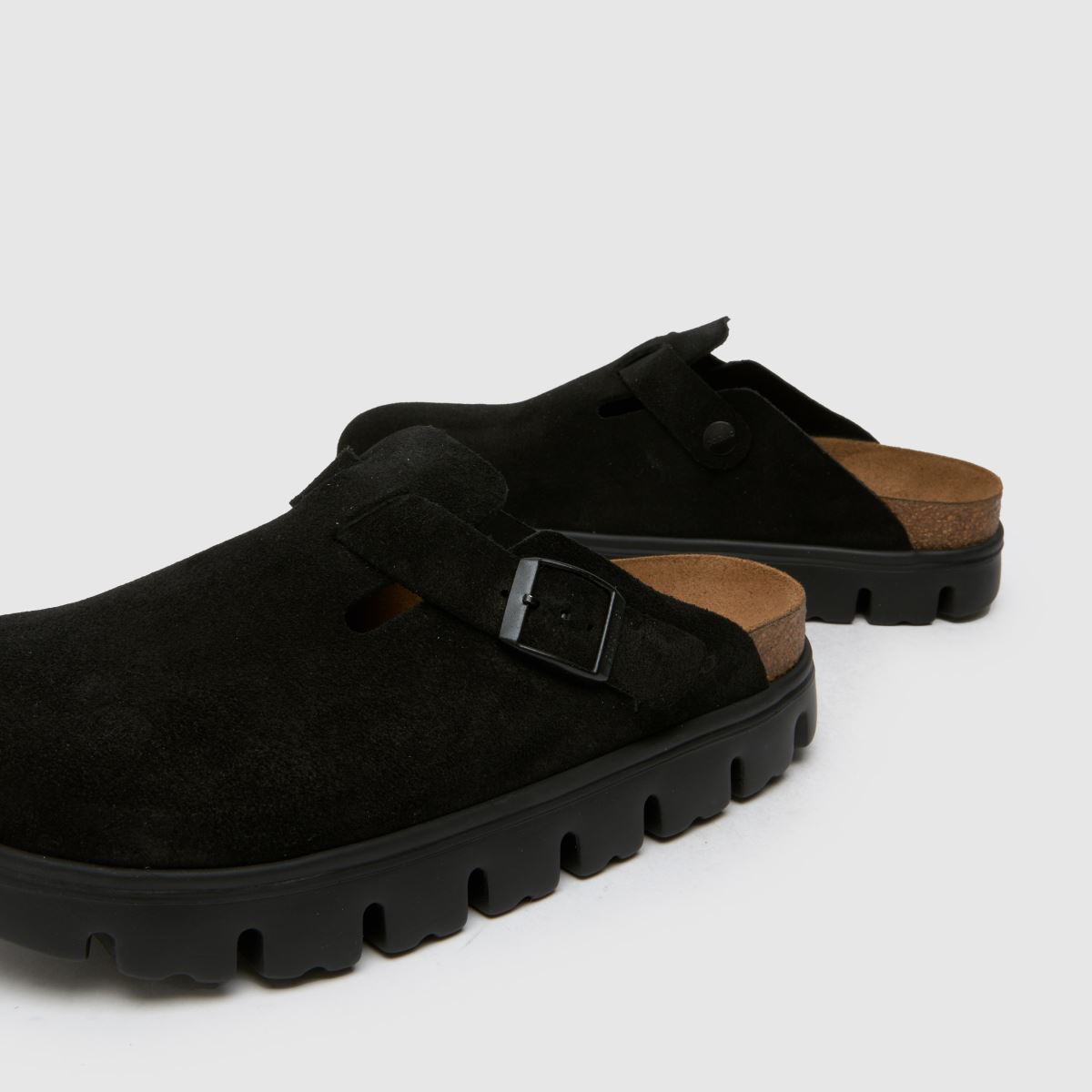 BIRKENSTOCK  Boston Chunky Clog in Black BIRKENSTOCK  Boston Chunky Clog in Black