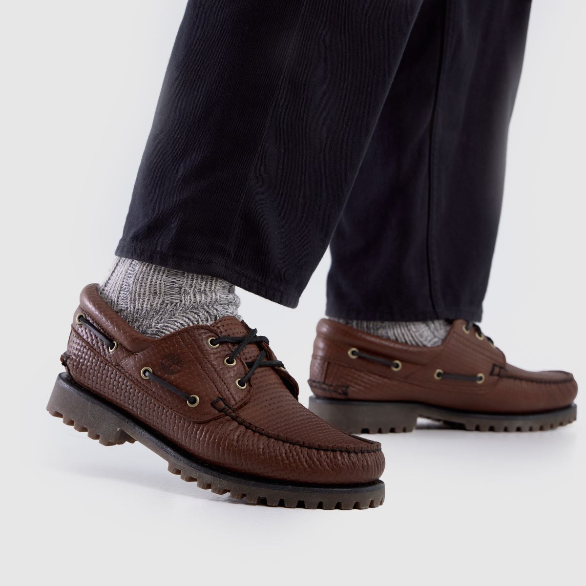 Timberland  Authentic Woven Boat in Brown Timberland  Authentic Woven Boat in Brown