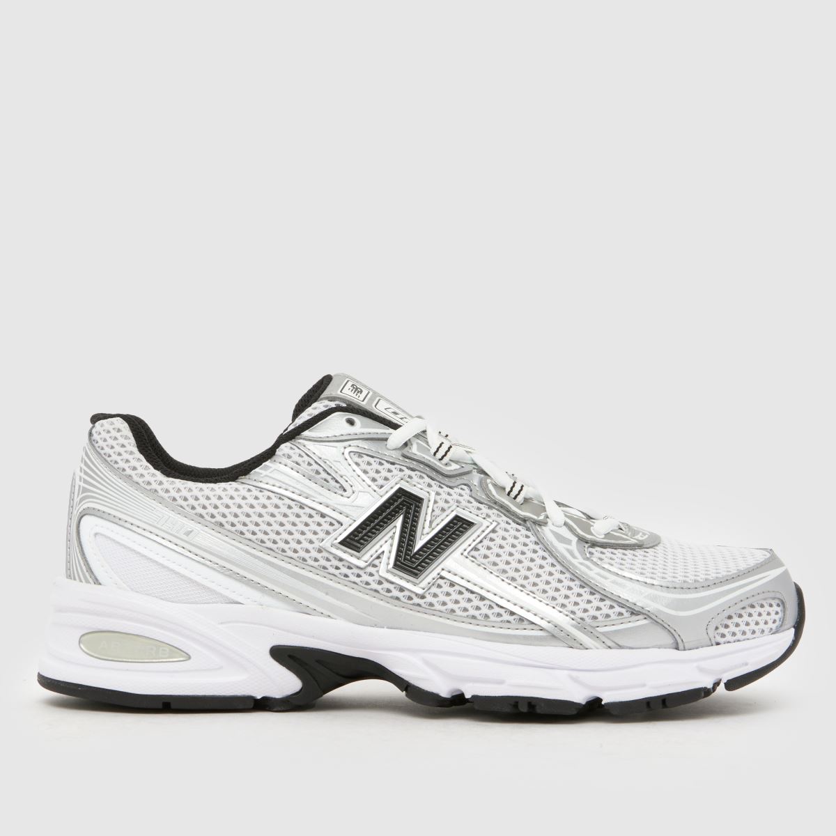 New Balance  740 in White & Silver New Balance  740 in White & Silver