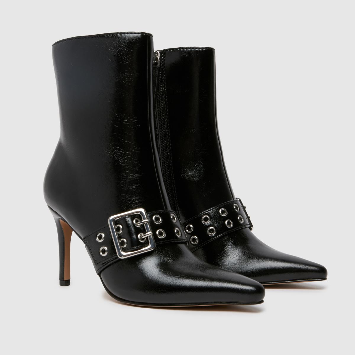 schuh  Brogan Hardware Heel in Black schuh  Brogan Hardware Heel in Black