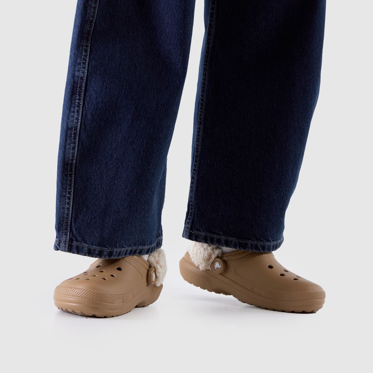 Crocs  Classic Fleece Lined Clog in Brown Crocs  Classic Fleece Lined Clog in Brown