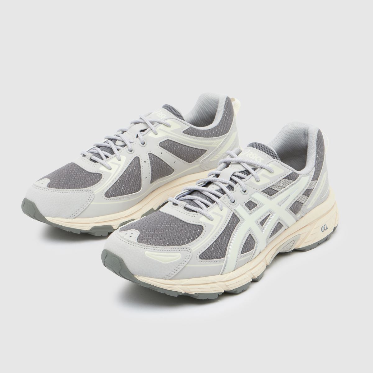 ASICS  Gel-Venture 6 in White & grey ASICS  Gel-Venture 6 in White & grey