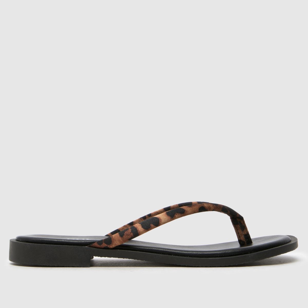 schuh  Tulia Toe Post in Black & Brown schuh  Tulia Toe Post in Black & Brown