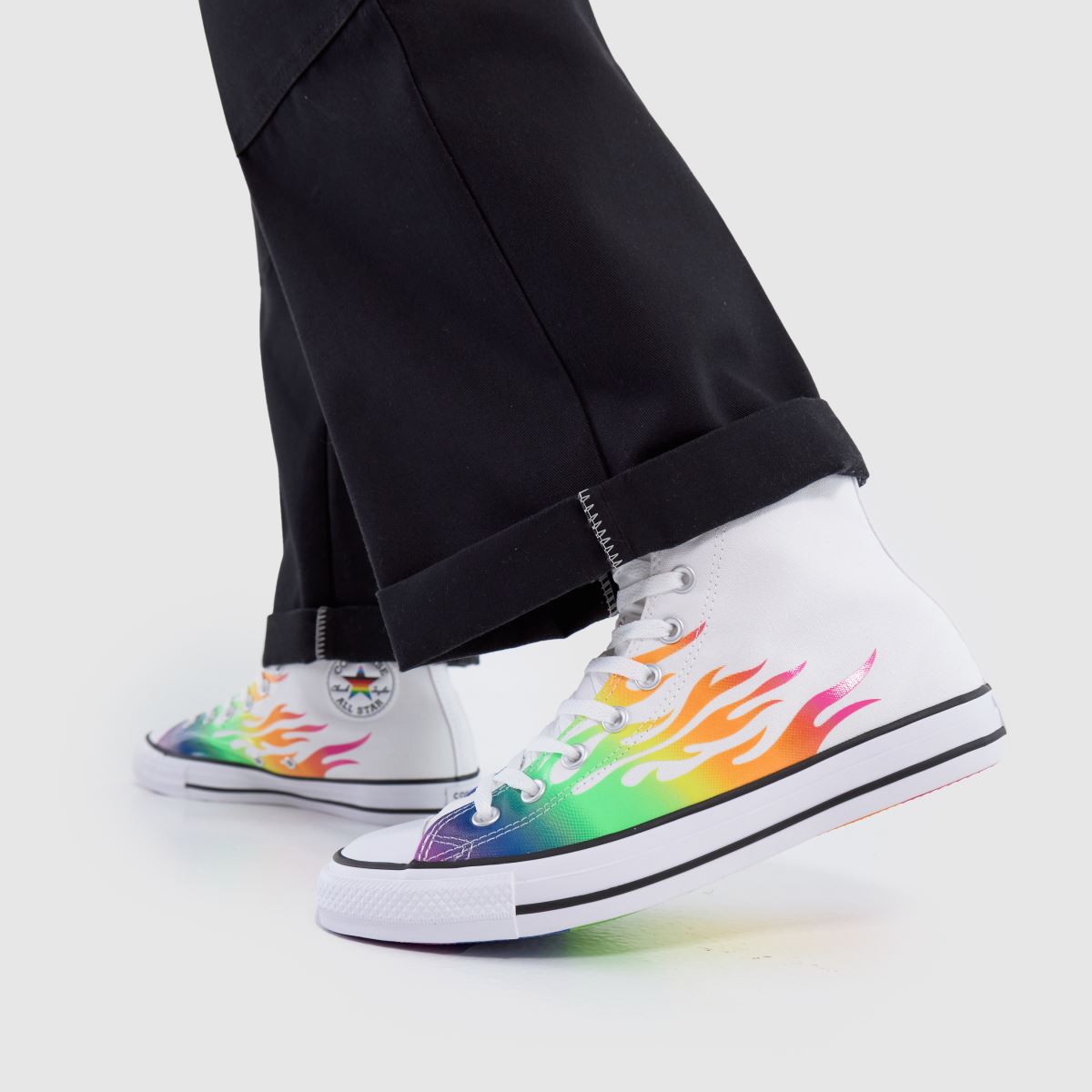 Converse  All Star Hi Pride in White Multi Converse  All Star Hi Pride in White Multi