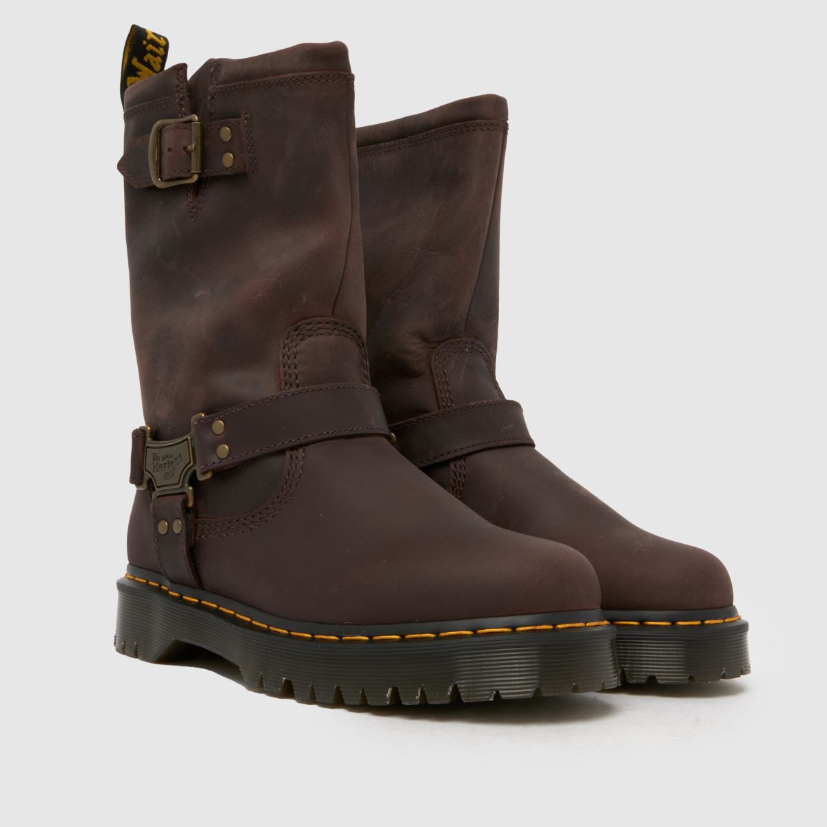 Dr Martens  Anistone Hi in Dark Brown Dr Martens  Anistone Hi in Dark Brown