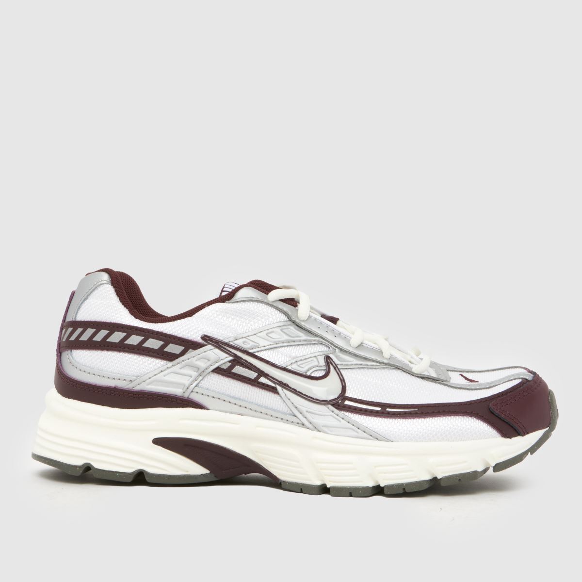 Nike  Initiator in White & Burgundy Nike  Initiator in White & Burgundy