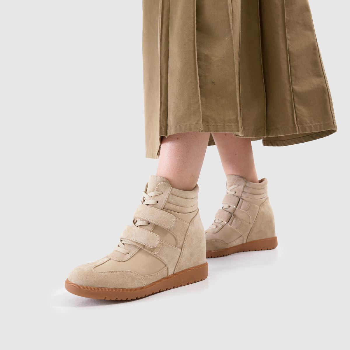 schuh  Marlow Wedge in Stone schuh  Marlow Wedge in Stone