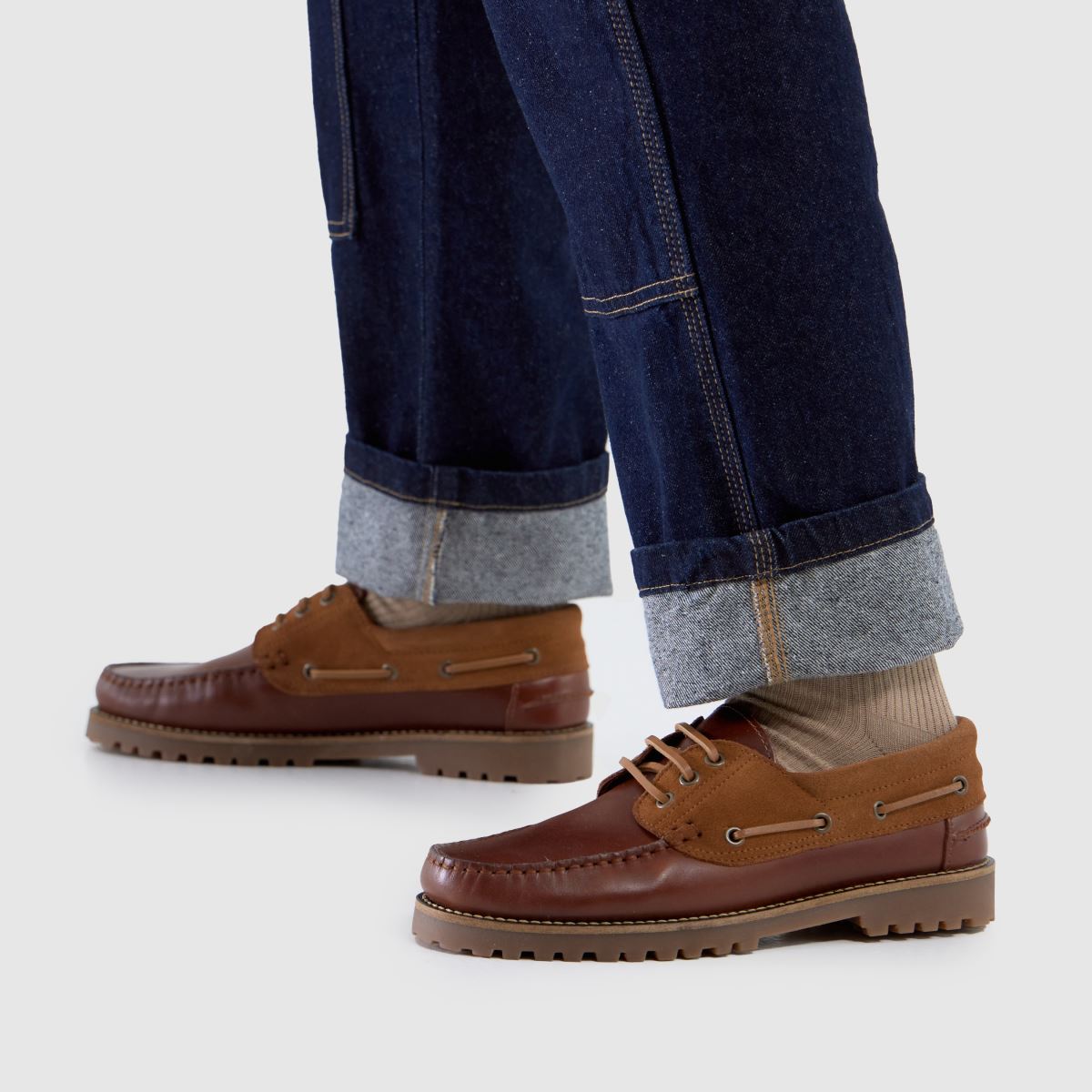 schuh  Princeton Leather Boat in Tan schuh  Princeton Leather Boat in Tan