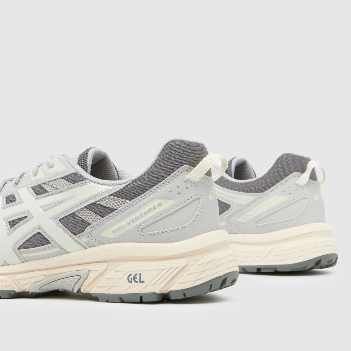 ASICS  Gel-Venture 6 in White & grey ASICS  Gel-Venture 6 in White & grey