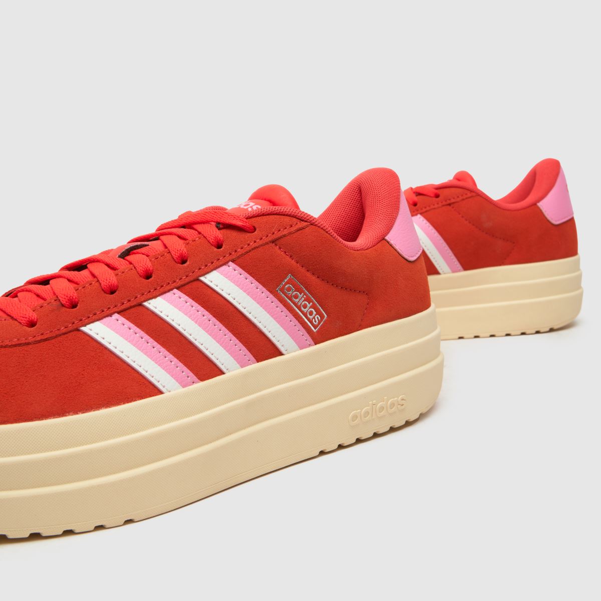 adidas  VL Court Bold in Red adidas  VL Court Bold in Red