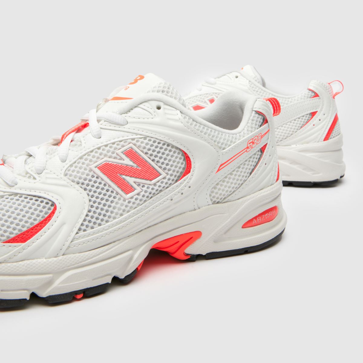 New Balance  530 in White & Orange New Balance  530 in White & Orange