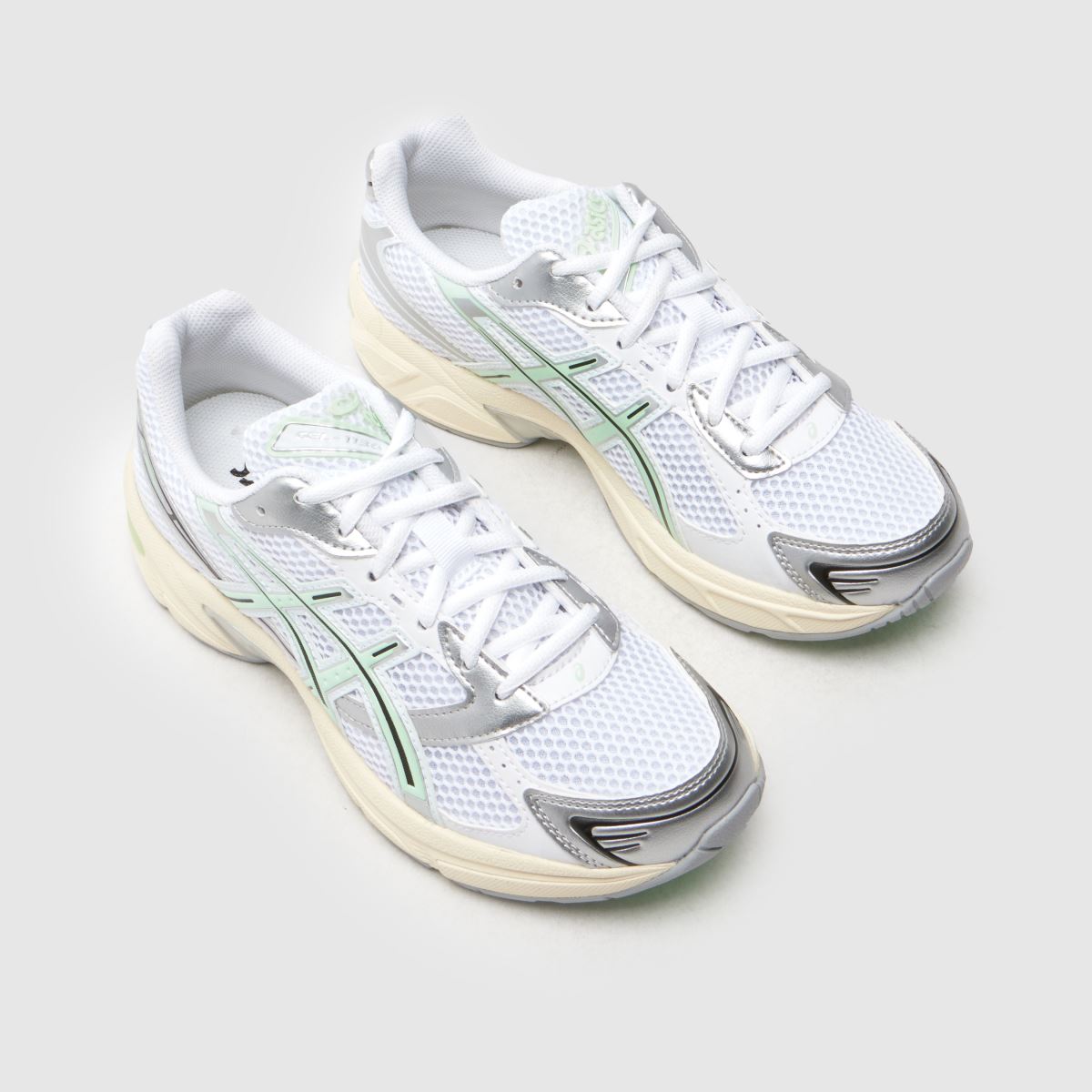 ASICS  GEL-1130 in White & Green ASICS  GEL-1130 in White & Green