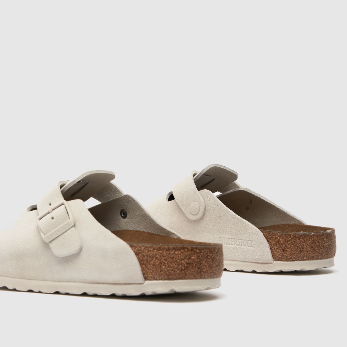 BIRKENSTOCK  Boston Clog in White BIRKENSTOCK  Boston Clog in White