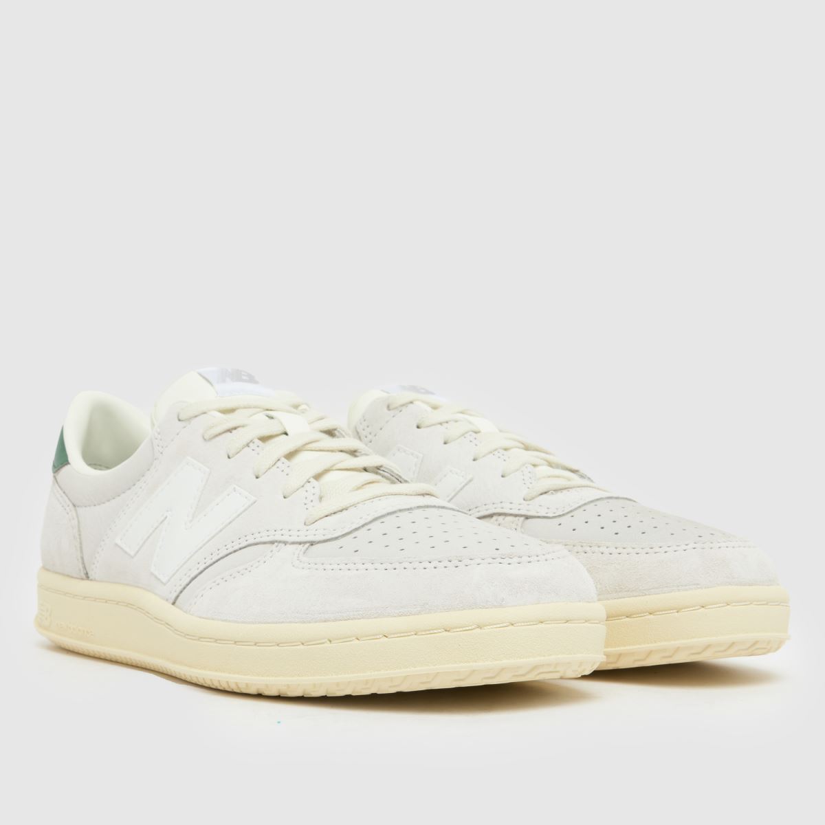 New Balance  T500 in White & Green New Balance  T500 in White & Green