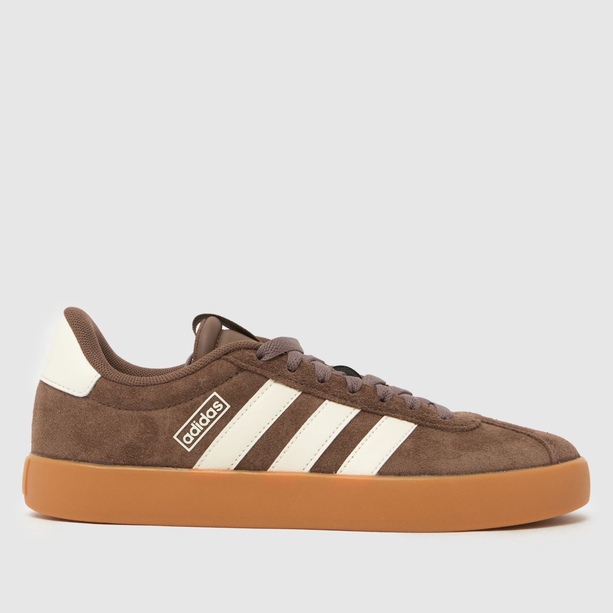 adidas  VL Court 3.0 in Brown & White adidas  VL Court 3.0 in Brown & White