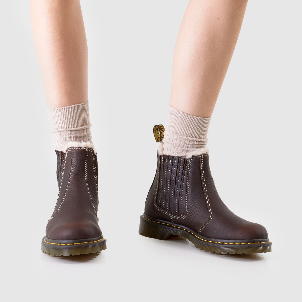 Dr Martens  2976 Leonore II Chelsea in Dark Brown Dr Martens  2976 Leonore II Chelsea in Dark Brown