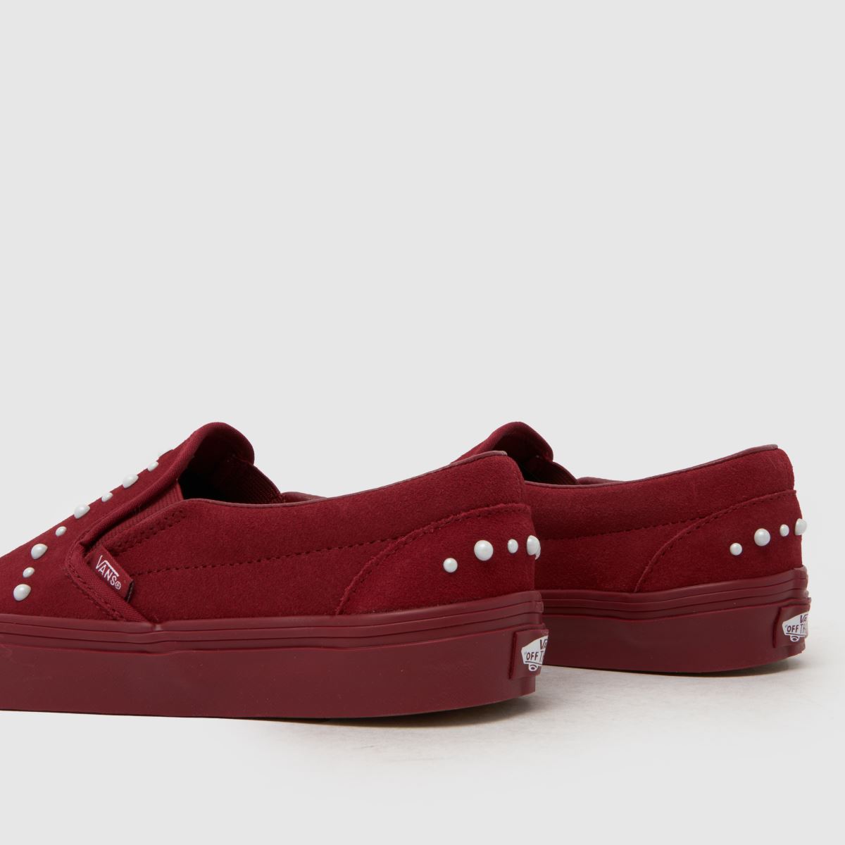 Vans  Classic Slip On in Burgundy Vans  Classic Slip On in Burgundy