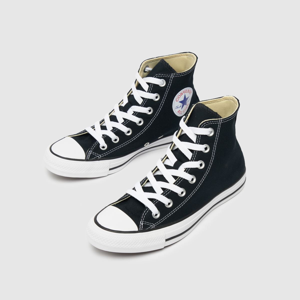 Converse  All Star Hi in Black & White Converse  All Star Hi in Black & White