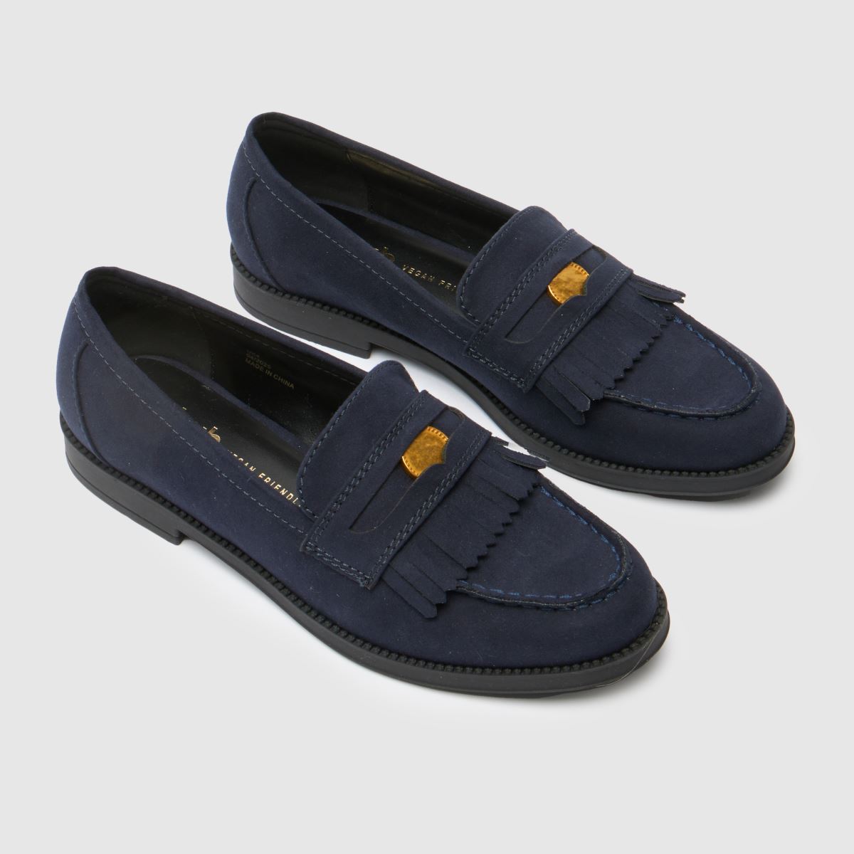 schuh  Laurent Penny Loafer in Navy schuh  Laurent Penny Loafer in Navy
