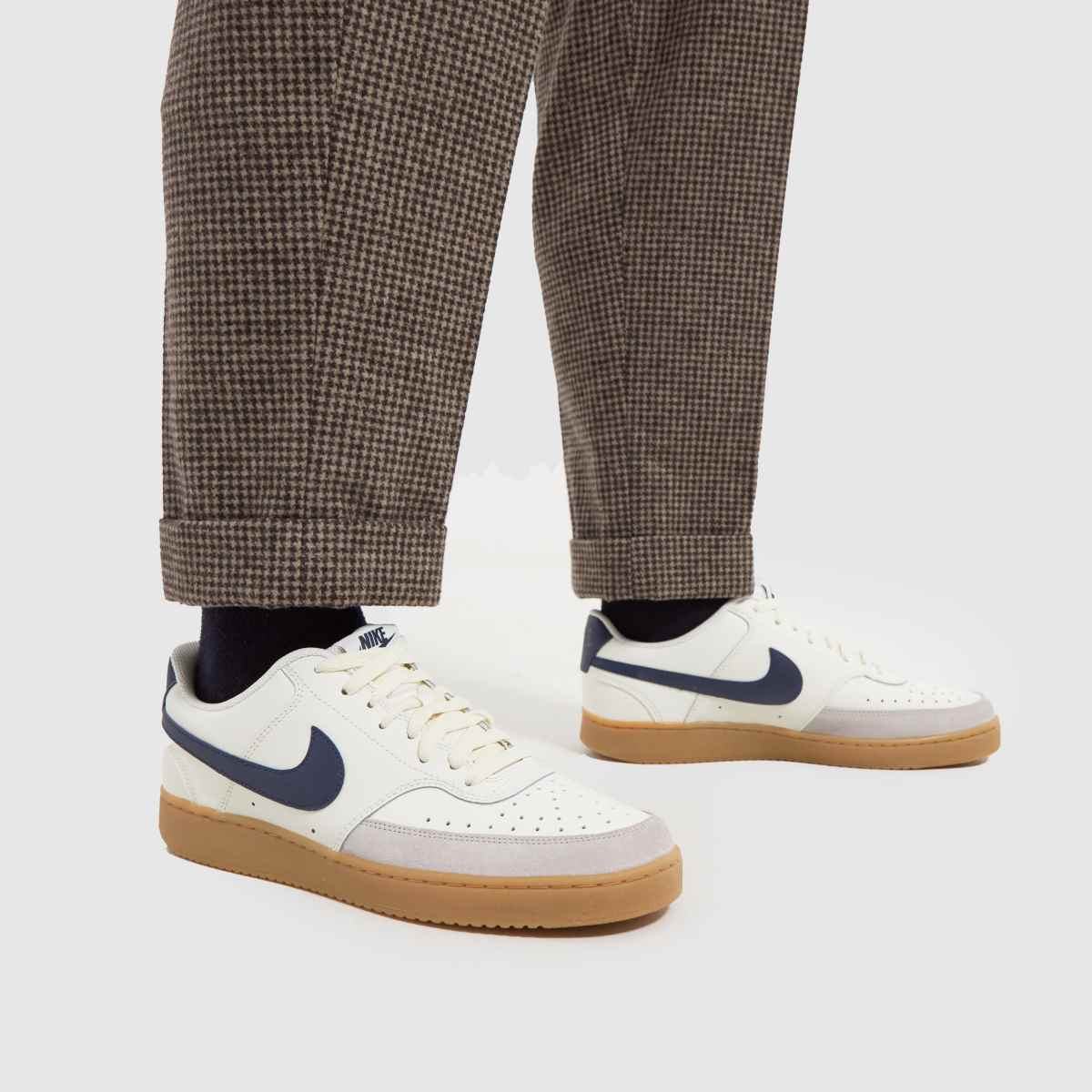 Nike  Court Vision in Beige Multi Nike  Court Vision in Beige Multi