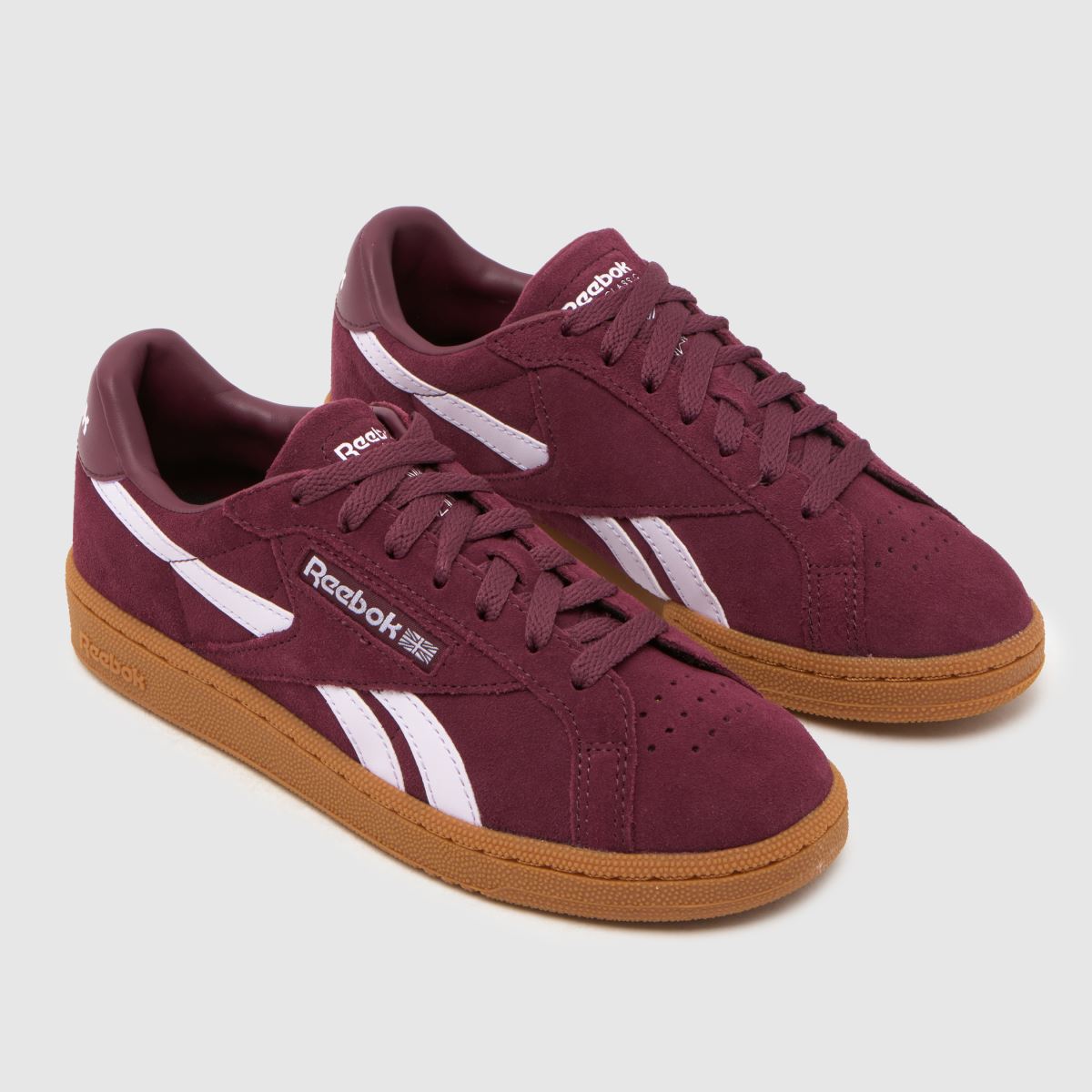 Reebok  Club C Grounds in Burgundy Reebok  Club C Grounds in Burgundy