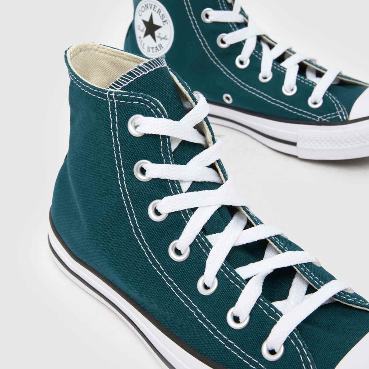 Converse  All Star Hi in Dark Green Converse  All Star Hi in Dark Green