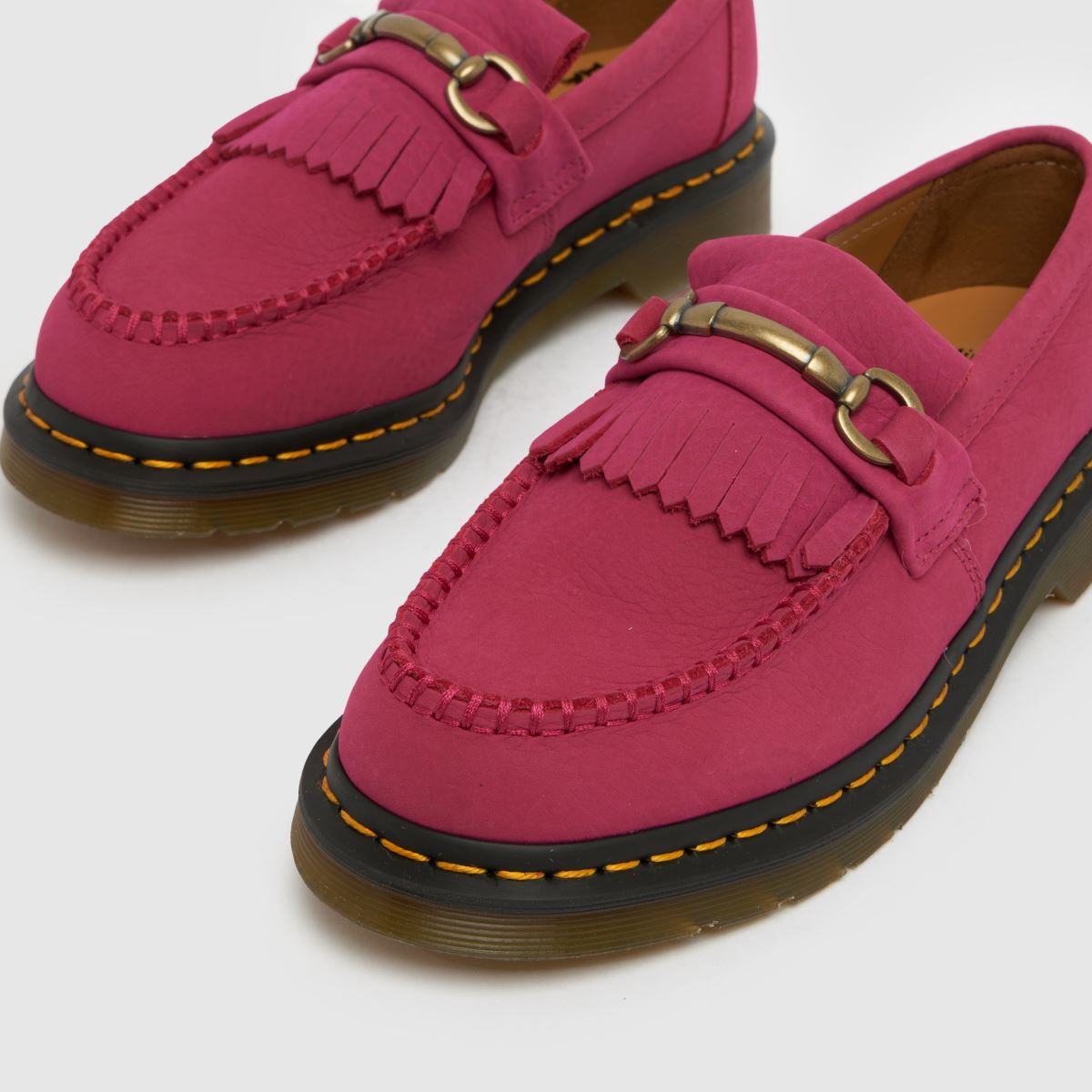 Dr Martens  Adrian Snaffle Loafer in Pink Dr Martens  Adrian Snaffle Loafer in Pink