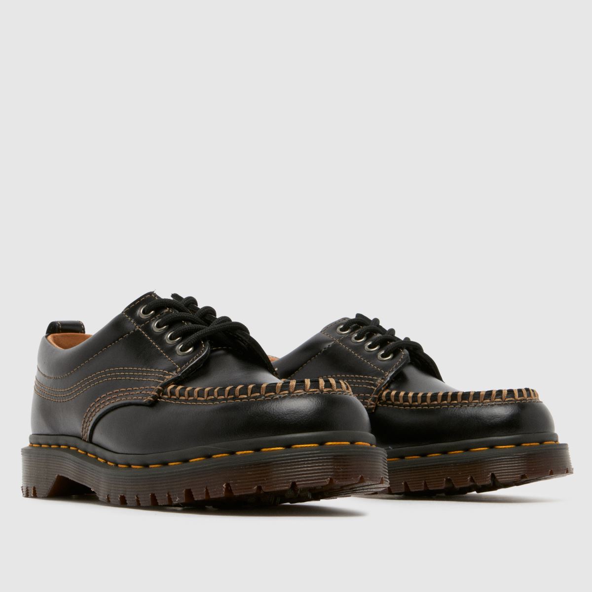 Dr Martens  Lowell 4 Eye in Black Dr Martens  Lowell 4 Eye in Black