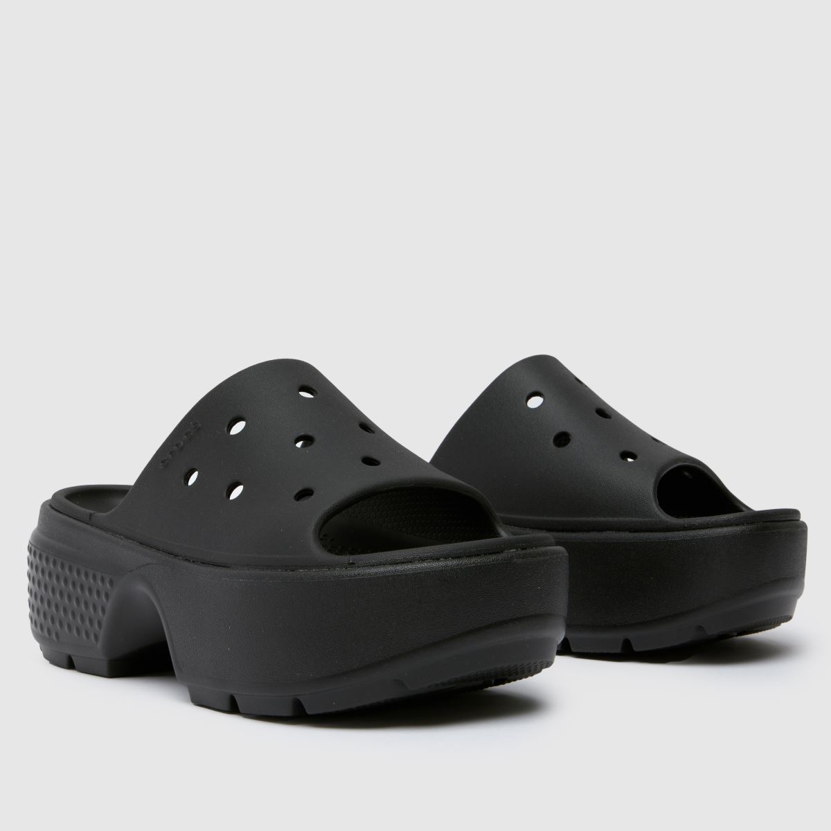 Crocs  Stomp Slide in Black Crocs  Stomp Slide in Black