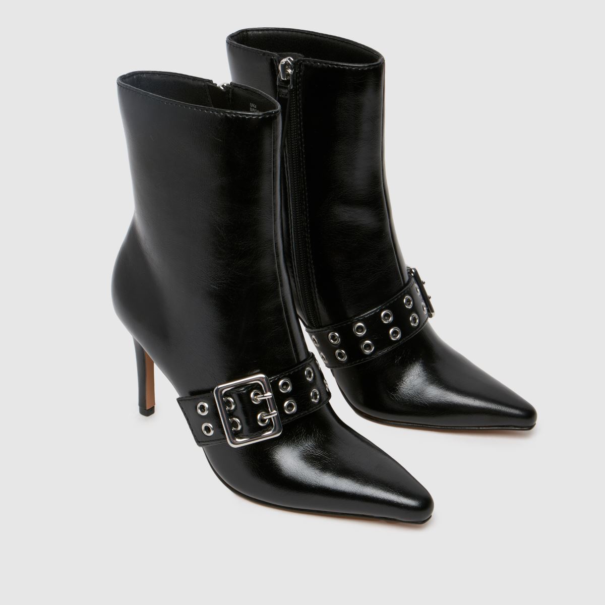 schuh  Brogan Hardware Heel in Black schuh  Brogan Hardware Heel in Black