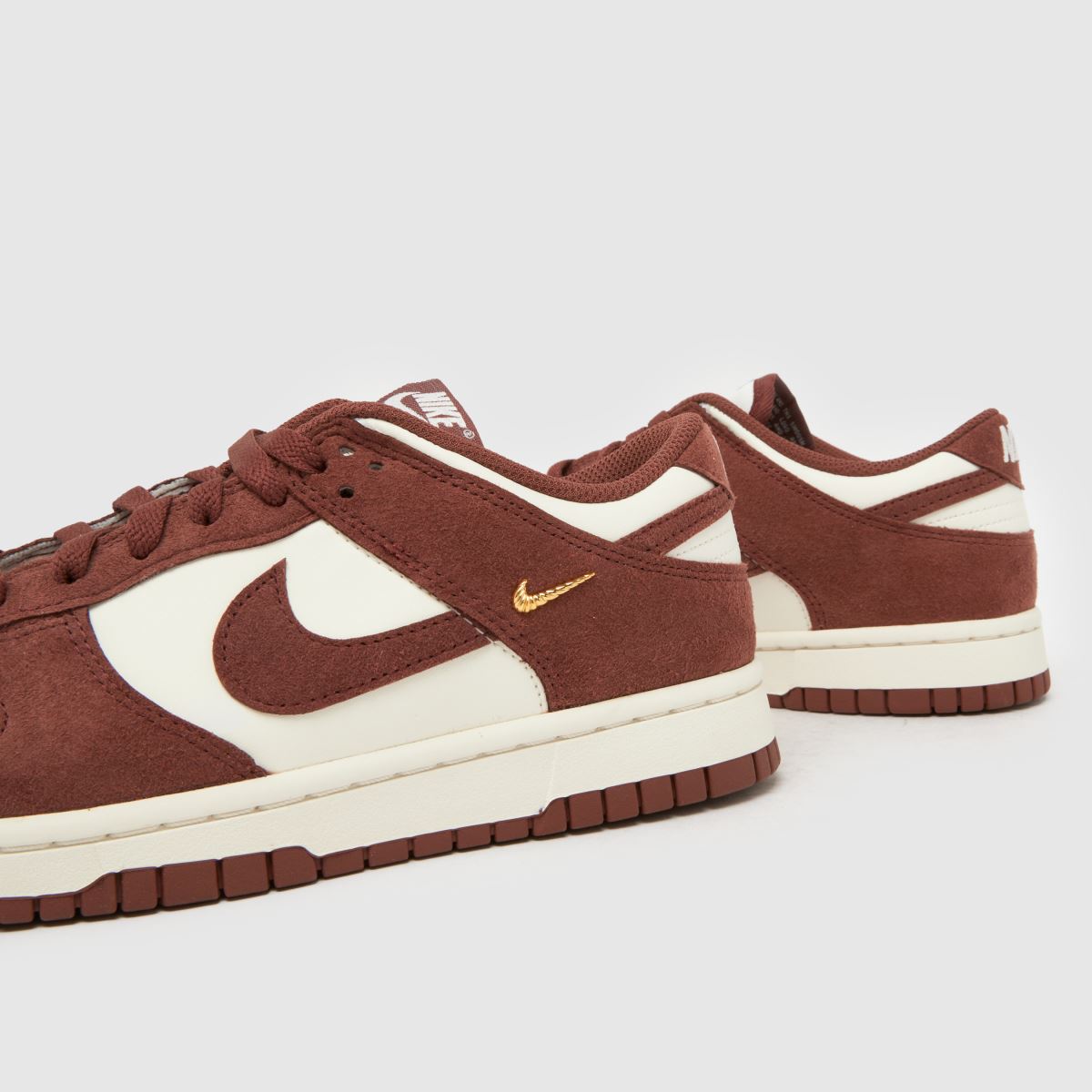Nike  Dunk in White & Burgundy Nike  Dunk in White & Burgundy
