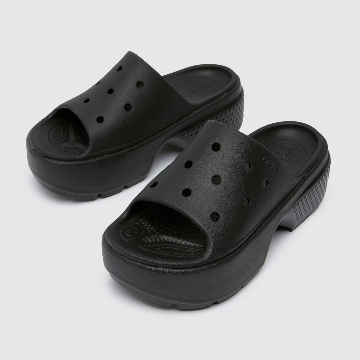 Crocs  Stomp Slide in Black Crocs  Stomp Slide in Black