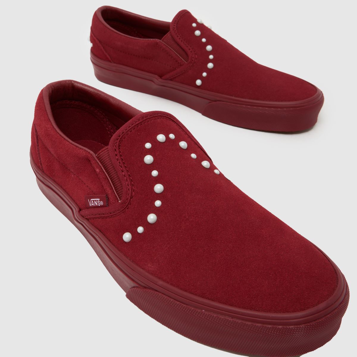 Vans  Classic Slip On in Burgundy Vans  Classic Slip On in Burgundy