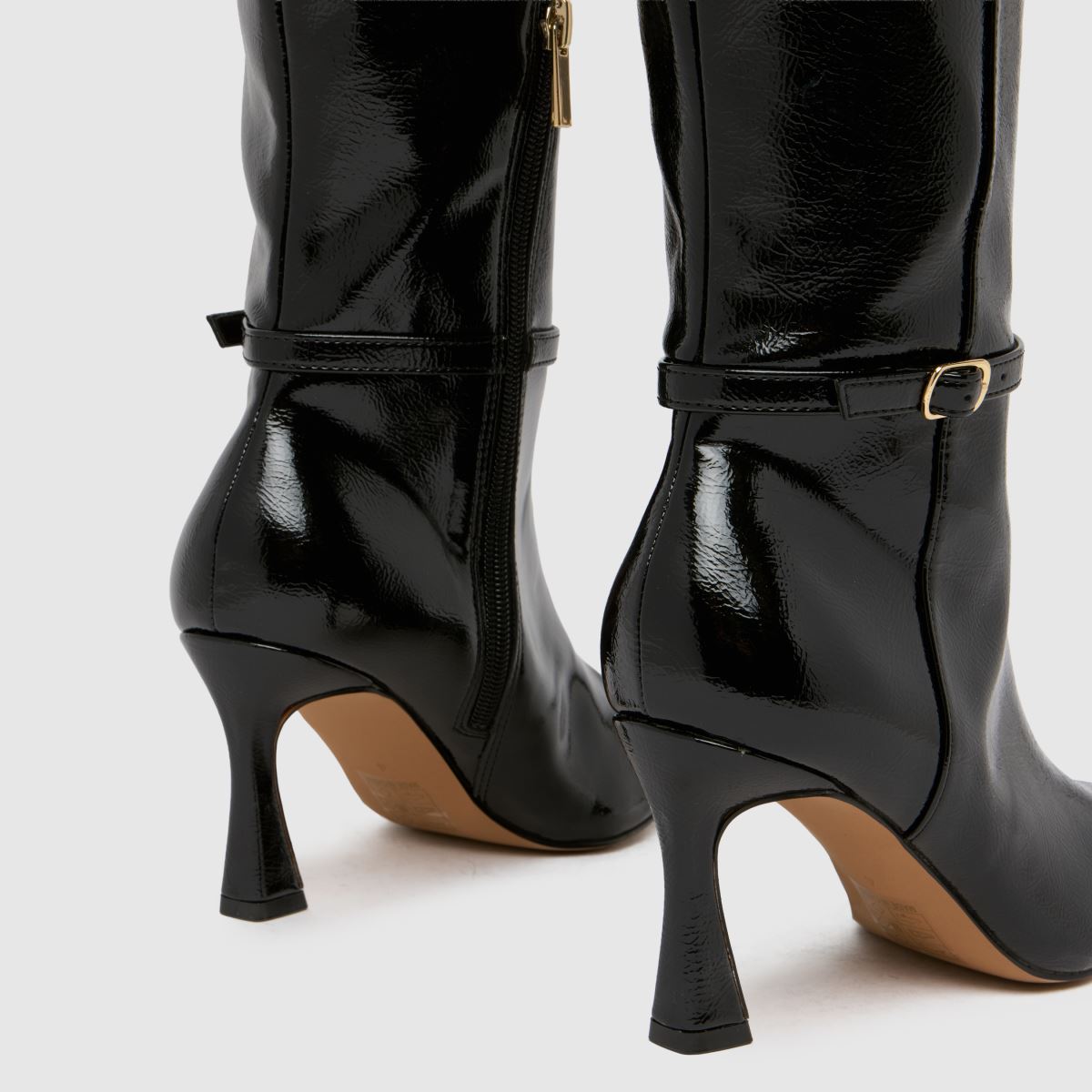 schuh  Demi Buckle Knee in Black schuh  Demi Buckle Knee in Black