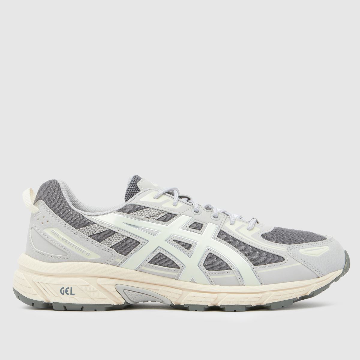 ASICS  Gel-Venture 6 in White & grey ASICS  Gel-Venture 6 in White & grey