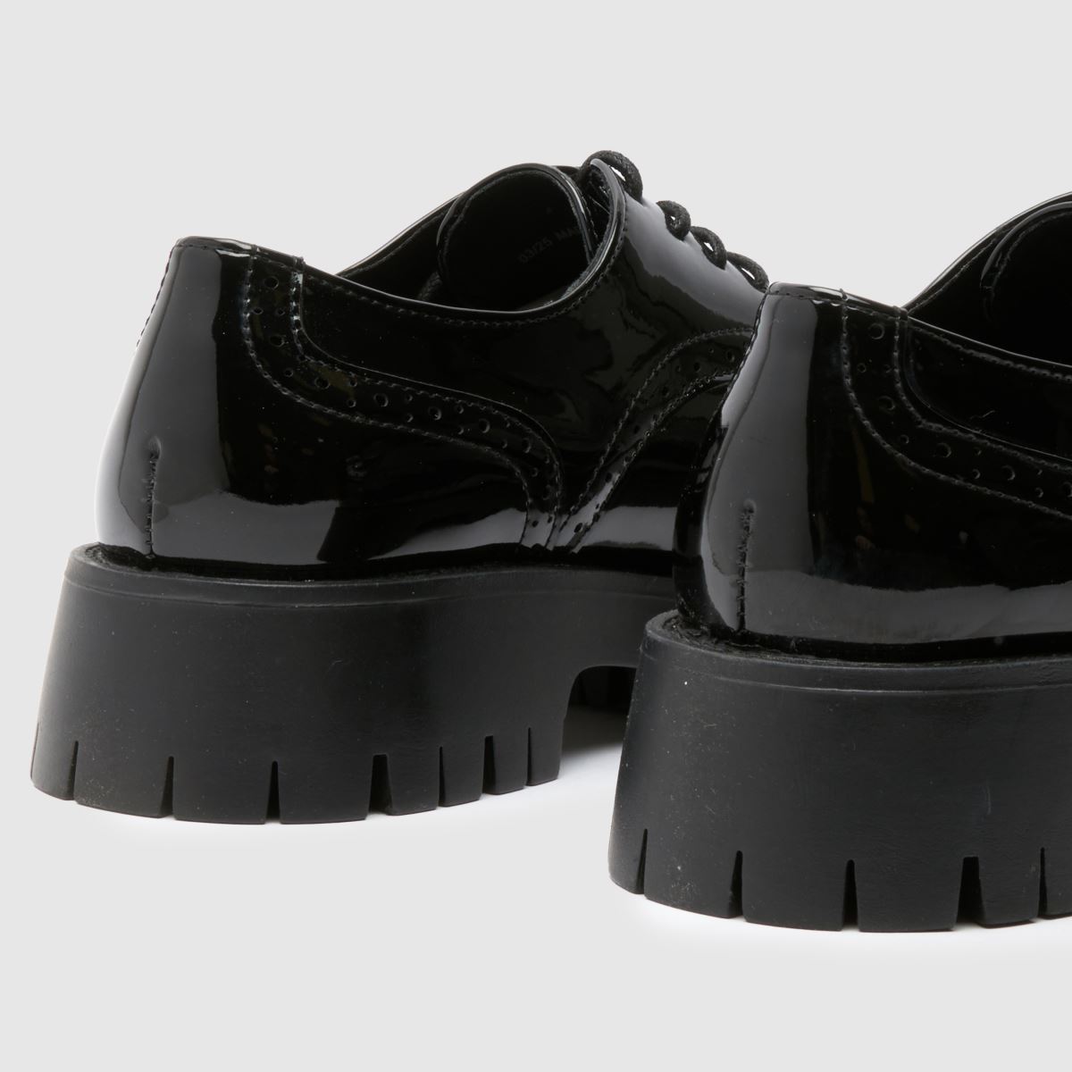 schuh  Wide Fit Laina Brogue in Black schuh  Wide Fit Laina Brogue in Black