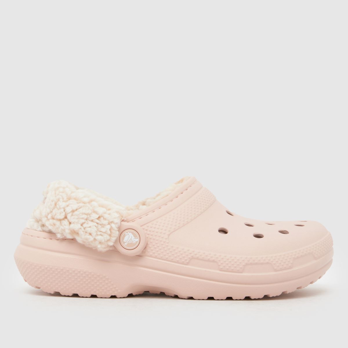 Crocs  Classic Fleece Lined Clog in Pale Pink Crocs  Classic Fleece Lined Clog in Pale Pink