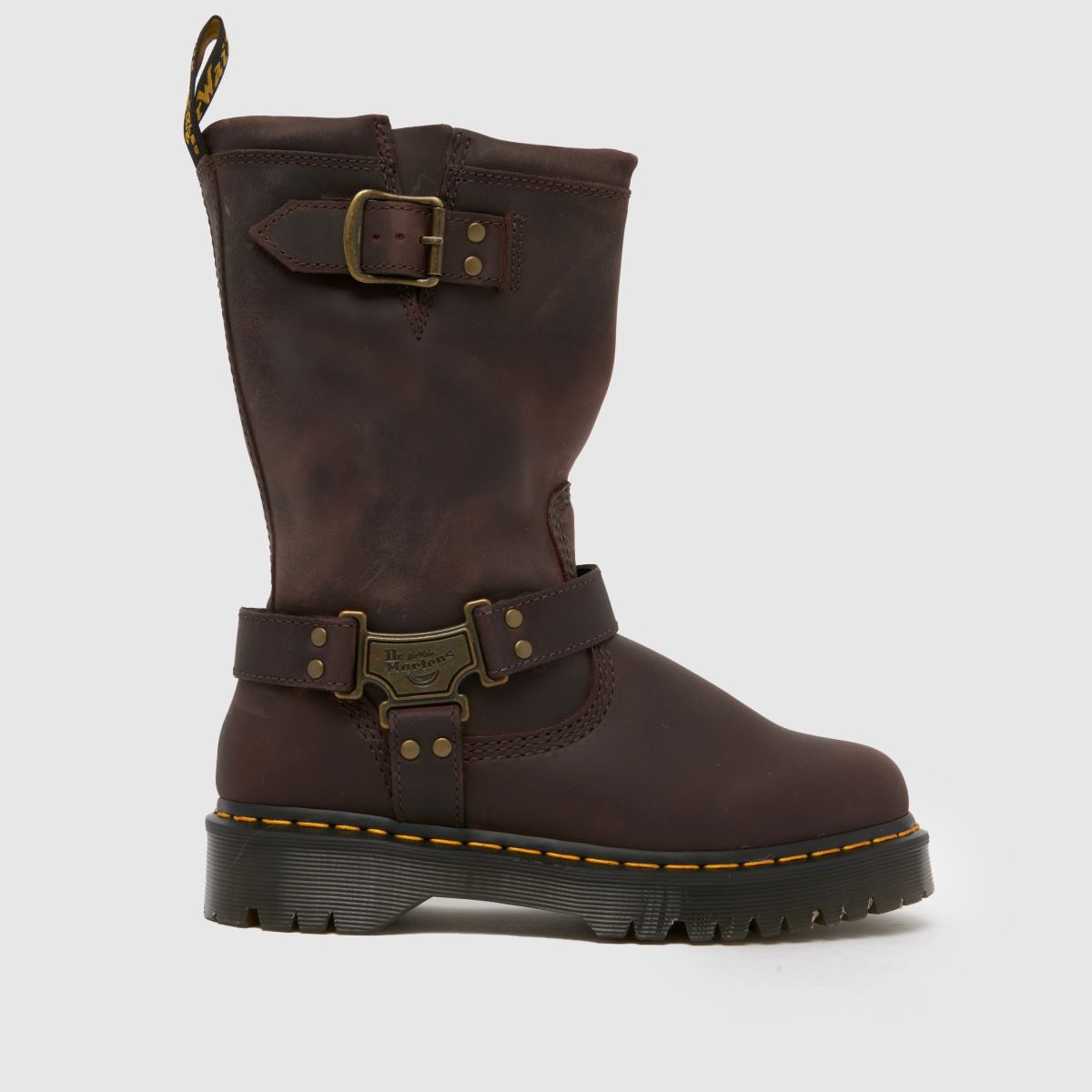 Dr Martens  Anistone Hi in Dark Brown Dr Martens  Anistone Hi in Dark Brown