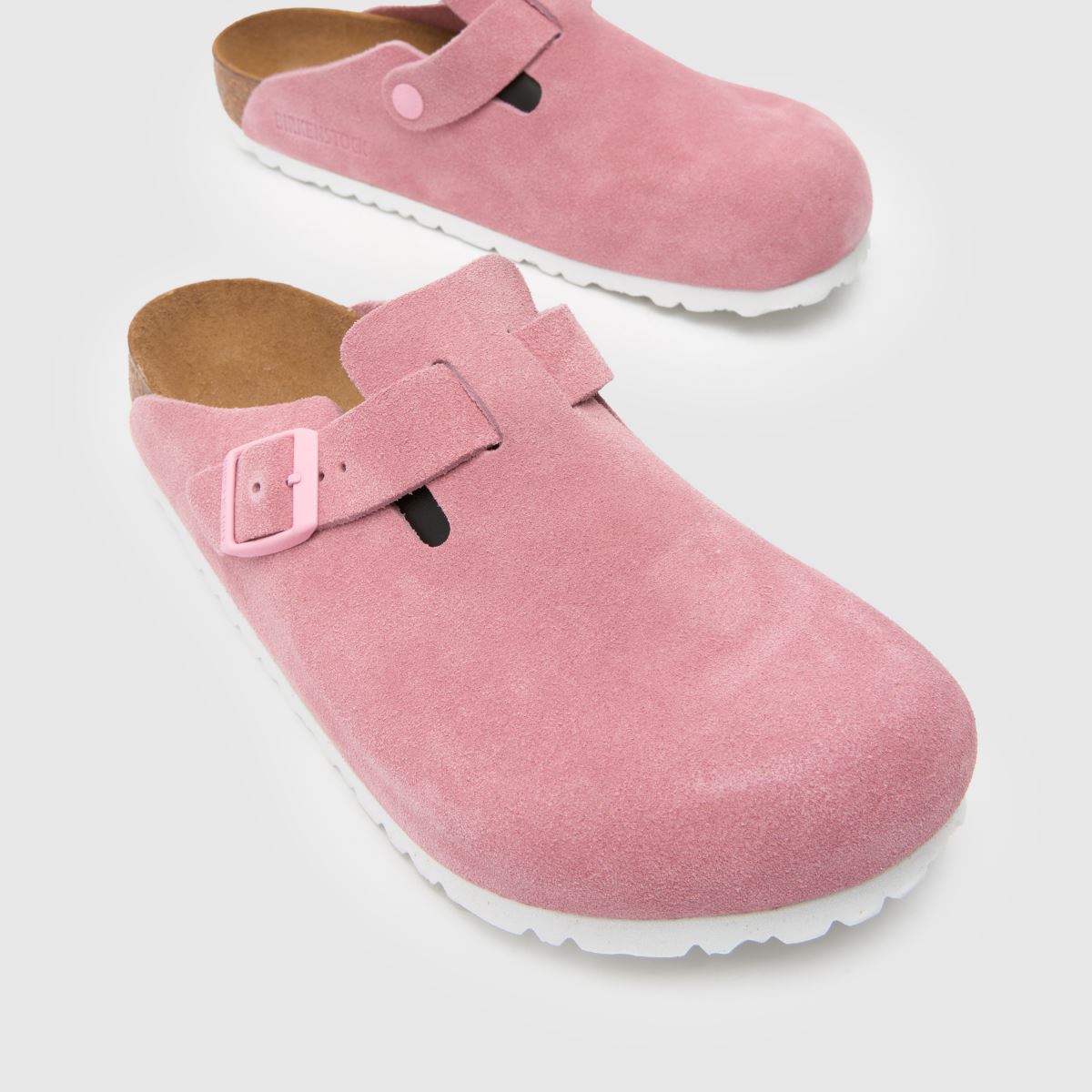 BIRKENSTOCK  Boston Clog in Pale Pink BIRKENSTOCK  Boston Clog in Pale Pink