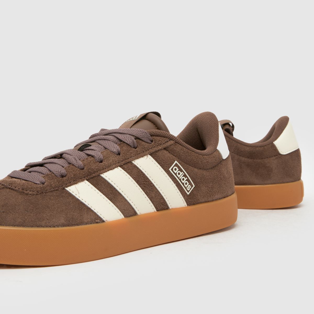 adidas  VL Court 3.0 in Brown & White adidas  VL Court 3.0 in Brown & White